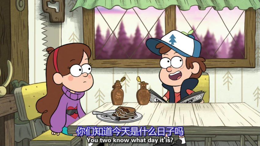 英文动画：怪诞小镇 Gravity falls 百度网盘(7.68G)